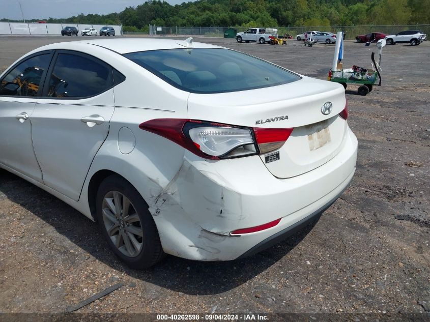 2014 Hyundai Elantra Se VIN: 5NPDH4AE1EH463836 Lot: 40262598