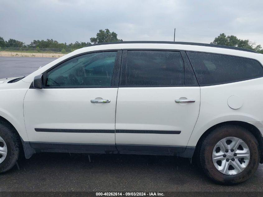 2013 Chevrolet Traverse Ls VIN: 1GNKRFED3DJ133534 Lot: 40262614