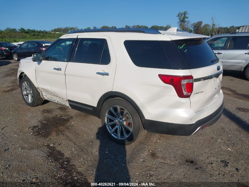 2016 Ford Explorer Limited VIN: 1FM5K7F81GGC49846 Lot: 40262621