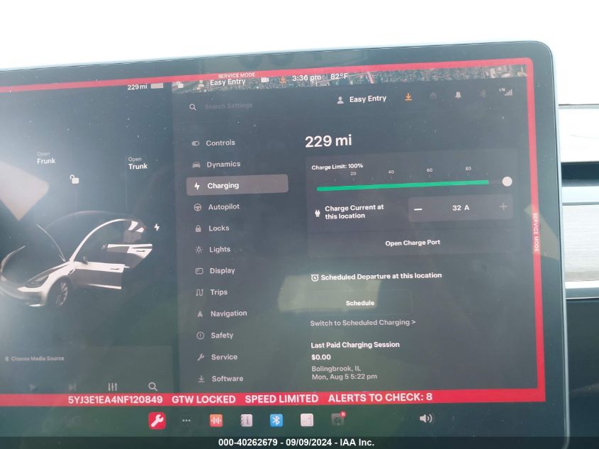 2022 TESLA MODEL 3 REAR-WHEEL DRIVE - 5YJ3E1EA4NF120849