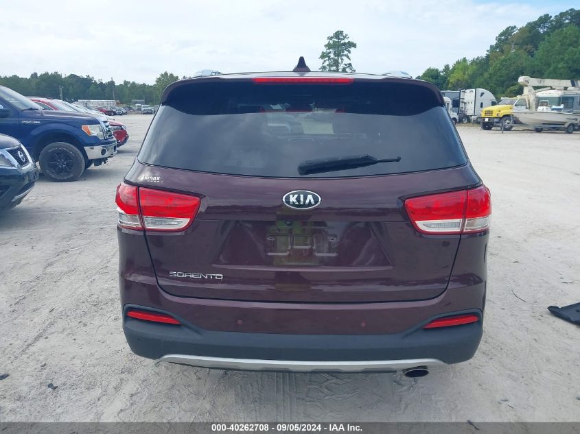 2017 Kia Sorento Ex VIN: 5XYPH4A53HG316619 Lot: 40262708