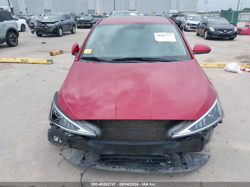 2019 Hyundai Elantra Se VIN: KMHD74LF9KU754705 Lot: 40262747