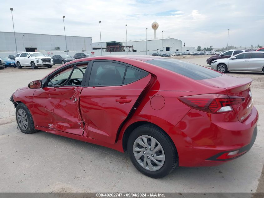 2019 Hyundai Elantra Se VIN: KMHD74LF9KU754705 Lot: 40262747