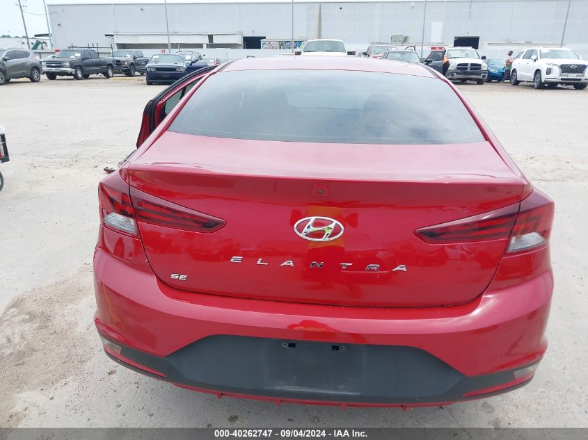 2019 Hyundai Elantra Se VIN: KMHD74LF9KU754705 Lot: 40262747