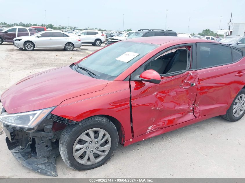 2019 Hyundai Elantra Se VIN: KMHD74LF9KU754705 Lot: 40262747