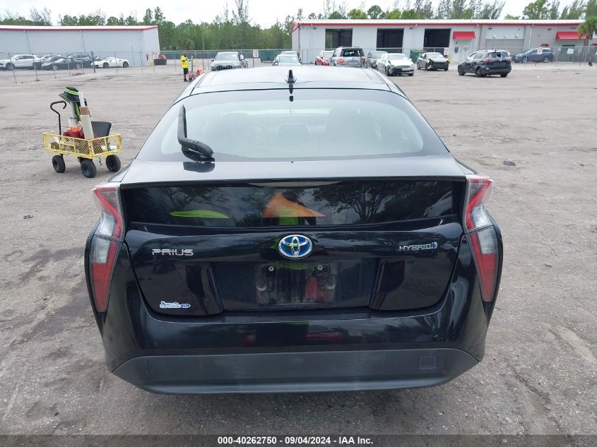 2017 Toyota Prius Two VIN: JTDKBRFU0H3542887 Lot: 40262750