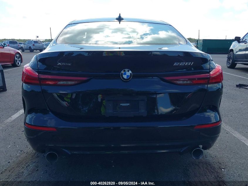 2021 BMW 228I Gran Coupe xDrive VIN: WBA73AK08M7H19440 Lot: 40262820