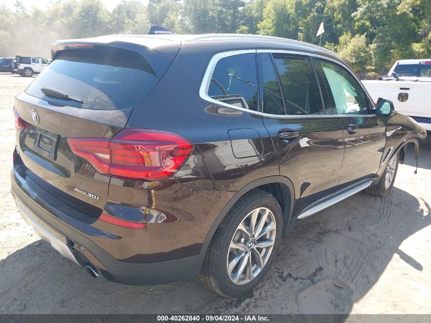 2019 BMW X3 XDRIVE30I - 5UXTR9C52KLE21932