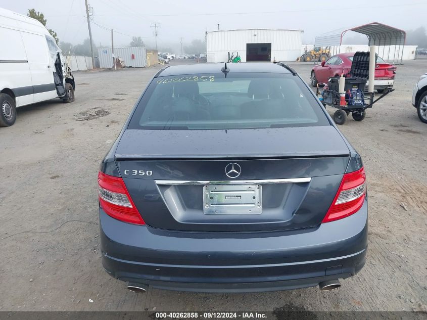 2009 Mercedes-Benz C 350 Sport VIN: WDDGF56X69R062239 Lot: 40262858