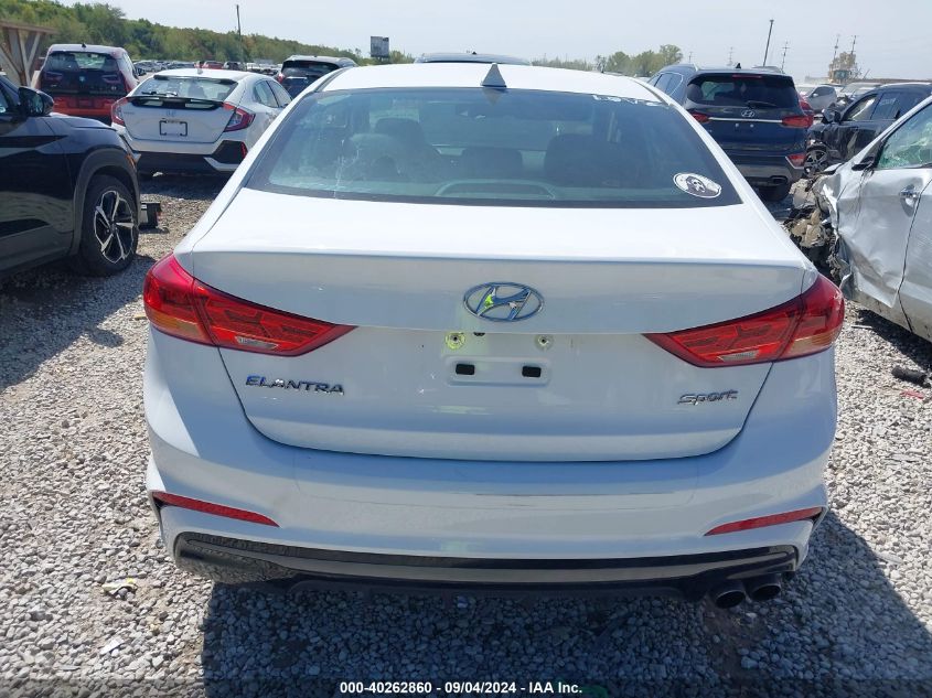 2018 Hyundai Elantra Sport VIN: KMHD04LB3JU454772 Lot: 40262860