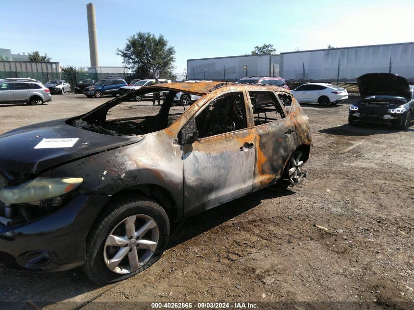 2010 Nissan Murano Sl VIN: JN8AZ1MW9AW128416 Lot: 40262865