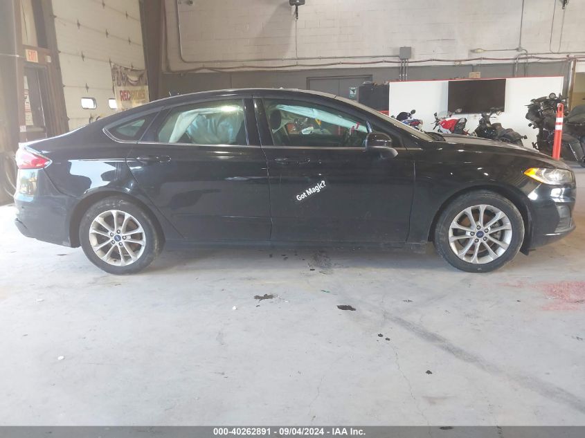 2020 Ford Fusion Se VIN: 3FA6P0HDXLR101182 Lot: 40262891