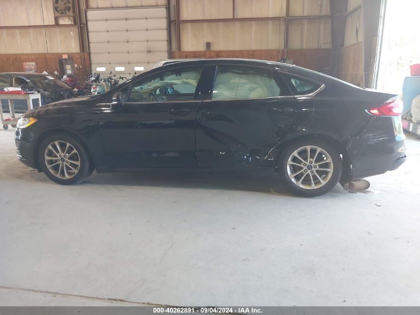 2020 Ford Fusion Se VIN: 3FA6P0HDXLR101182 Lot: 40262891