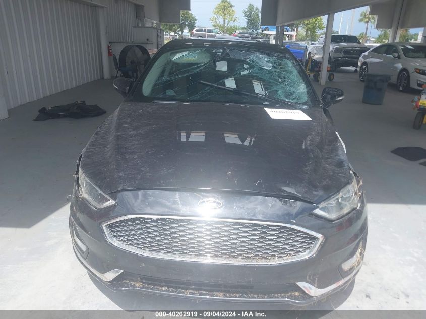 2020 Ford Fusion Hybrid Titanium VIN: 3FA6P0RU7LR157157 Lot: 40262919