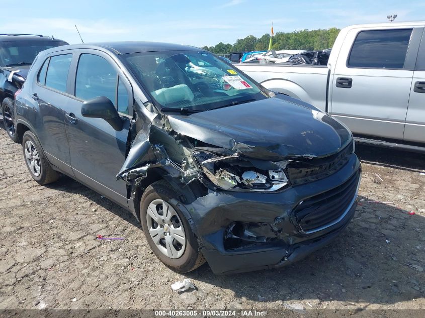 2019 Chevrolet Trax Ls VIN: 3GNCJKSB2KL168112 Lot: 40263005