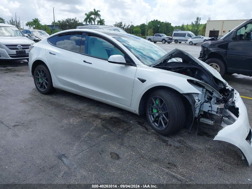 2023 Tesla Model 3 Rear-Wheel Drive VIN: 5YJ3E1EAXPF424769 Lot: 40263014