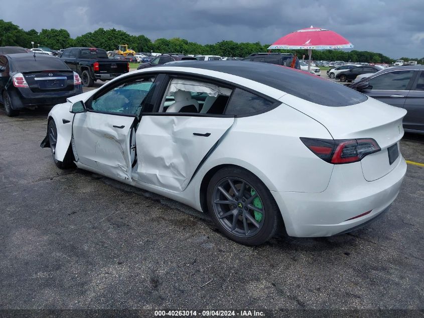 2023 Tesla Model 3 Rear-Wheel Drive VIN: 5YJ3E1EAXPF424769 Lot: 40263014