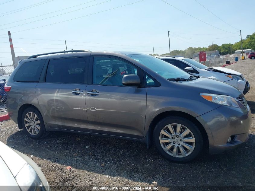 5TDDK3DC0FS119108 2015 Toyota Sienna Xle Premium 7 Passenger