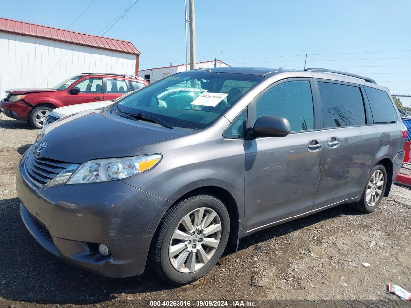 5TDDK3DC0FS119108 2015 Toyota Sienna Xle Premium 7 Passenger