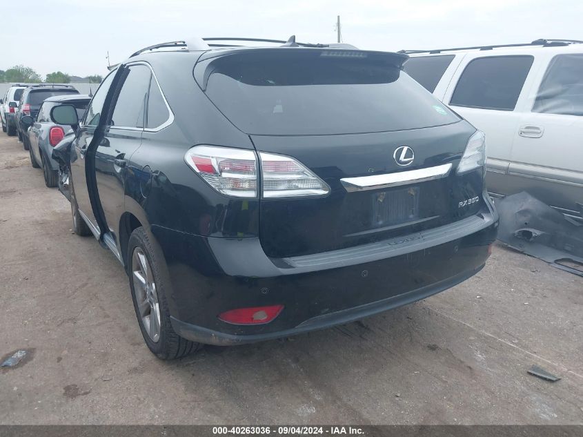 2012 Lexus Rx 350 VIN: 2T2ZK1BA9CC072303 Lot: 40263036