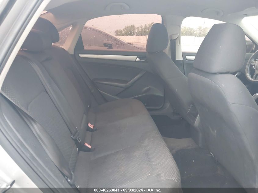 2013 Volkswagen Passat 2.5L S VIN: 1VWAP7A33DC006362 Lot: 40263041