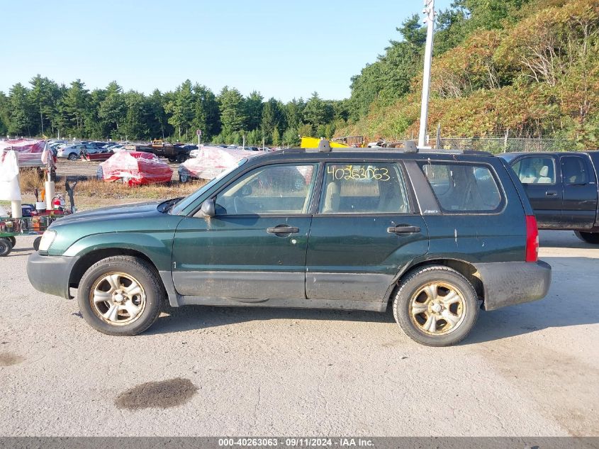 2003 Subaru Forester X VIN: JF1SG63693H752783 Lot: 40263063