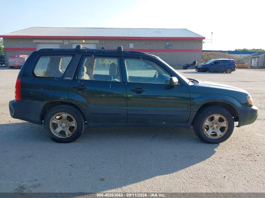 2003 Subaru Forester X VIN: JF1SG63693H752783 Lot: 40263063