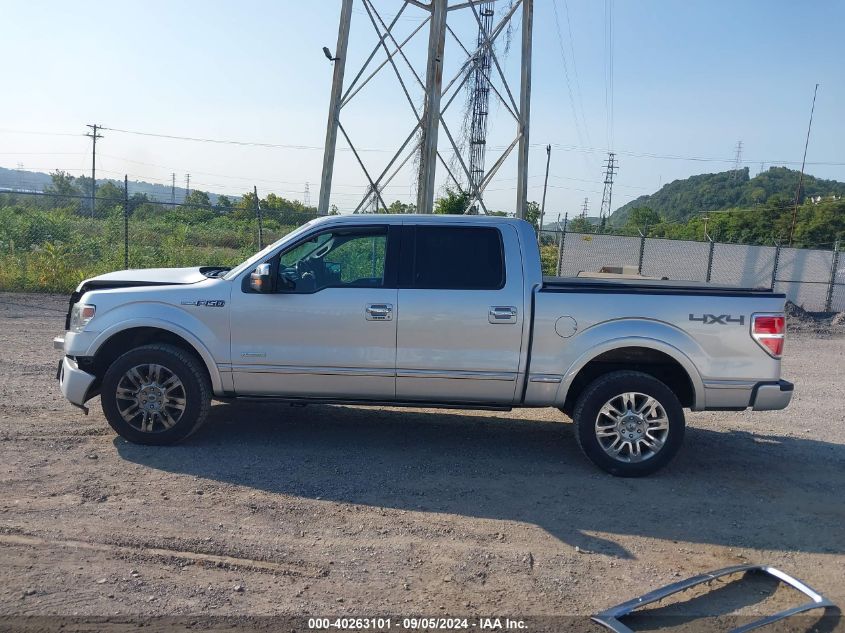 2014 Ford F-150 Platinum VIN: 1FTFW1ET4EFC34180 Lot: 40263101