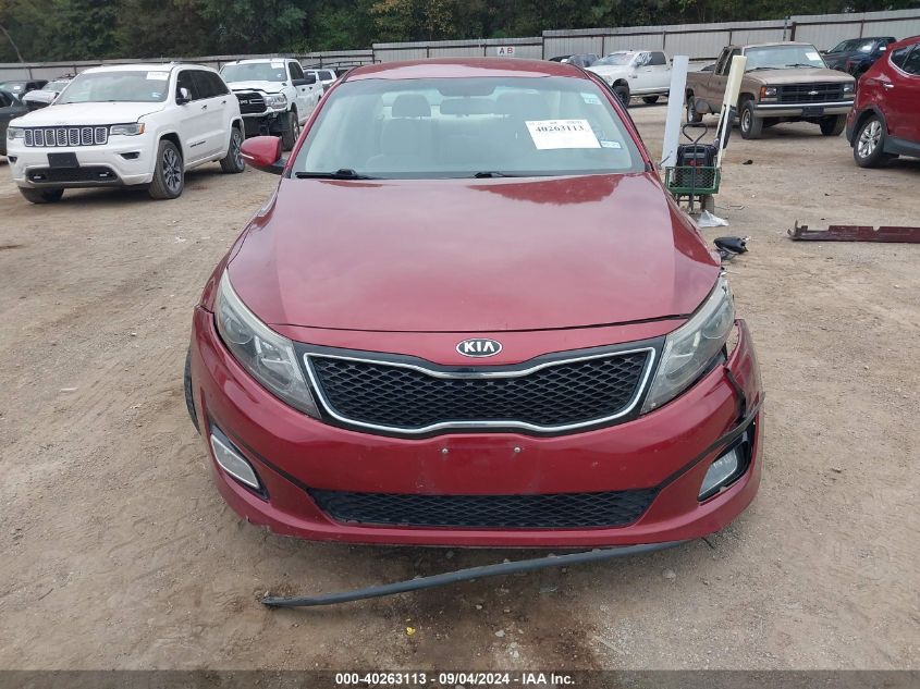 2015 Kia Optima Lx VIN: 5XXGM4A73FG447760 Lot: 40263113