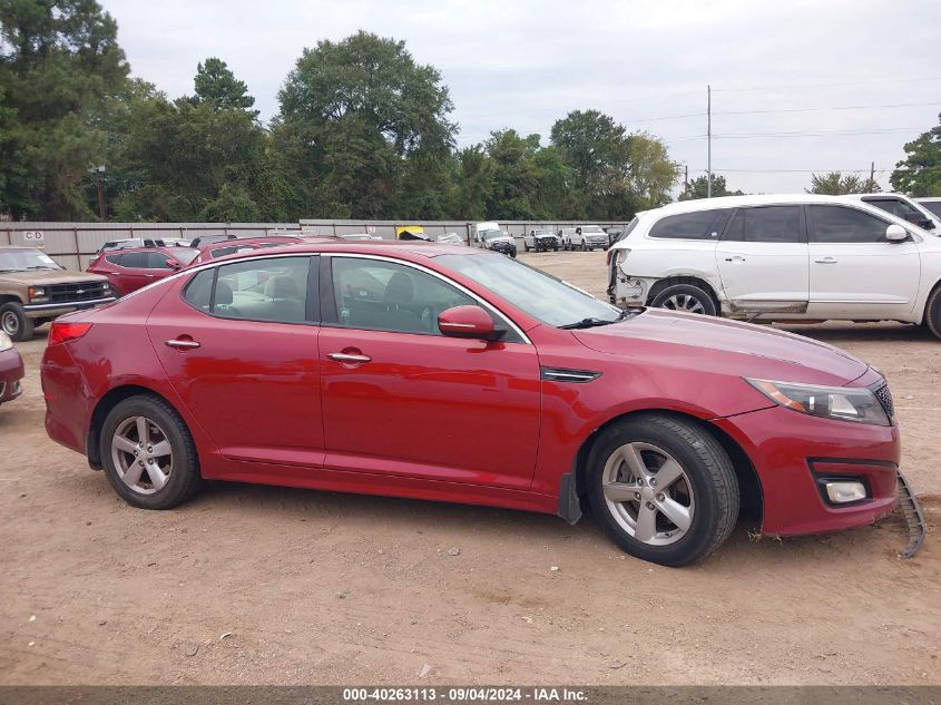 2015 Kia Optima Lx VIN: 5XXGM4A73FG447760 Lot: 40263113