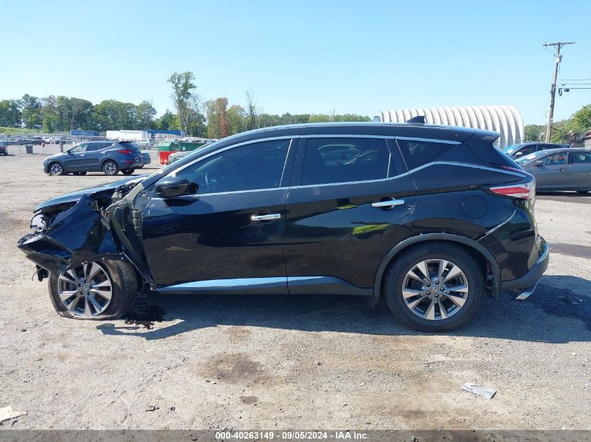 2017 Nissan Murano S VIN: 5N1AZ2MH9HN161561 Lot: 40263149