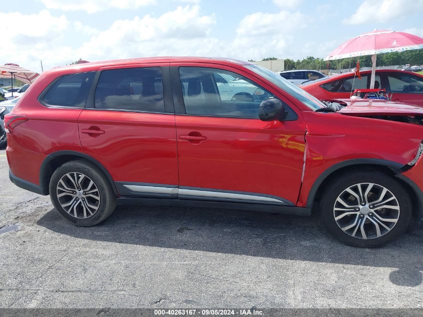 2017 Mitsubishi Outlander Es VIN: JA4AD2A31HZ032826 Lot: 40263167