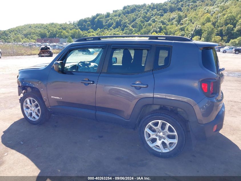 2018 Jeep Renegade Latitude 4X4 VIN: ZACCJBBB5JPH16506 Lot: 40263254