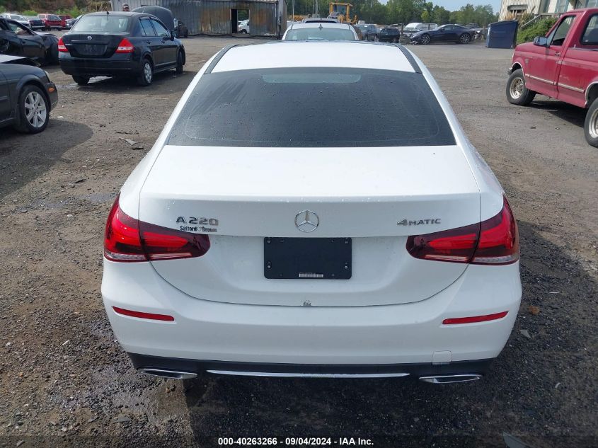 2019 Mercedes-Benz A 220 4Matic VIN: WDD3G4FB7KW022642 Lot: 40263266