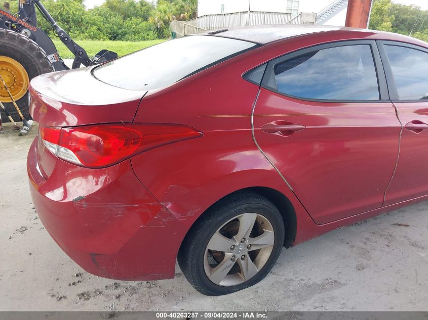 2012 Hyundai Elantra Gls (Ulsan Plant) VIN: KMHDH4AE7CU392205 Lot: 40263287