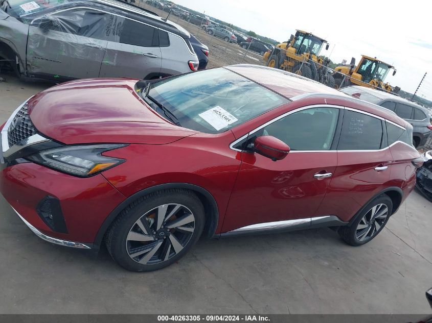 2023 Nissan Murano Sl Fwd VIN: 5N1AZ2CJ0PC124431 Lot: 40263305