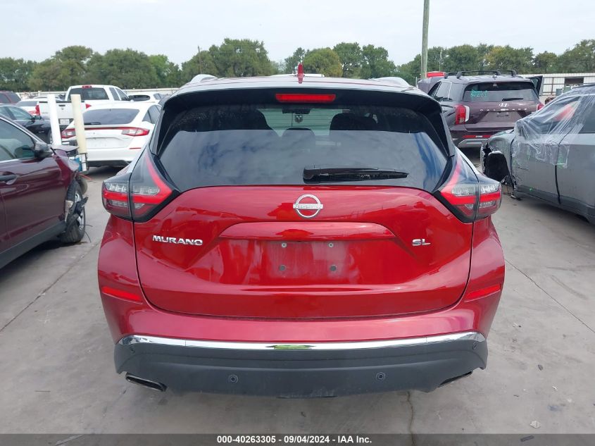 2023 Nissan Murano Sl Fwd VIN: 5N1AZ2CJ0PC124431 Lot: 40263305