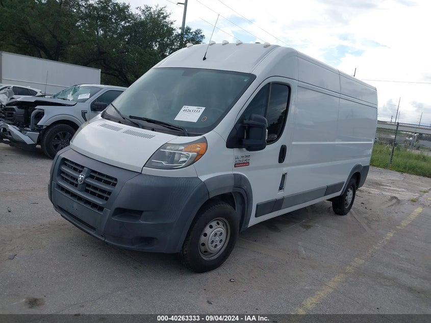 Vin: 3c6trvdd9ge119719, lot: 40751553, ram promaster 2500 high roof 20162