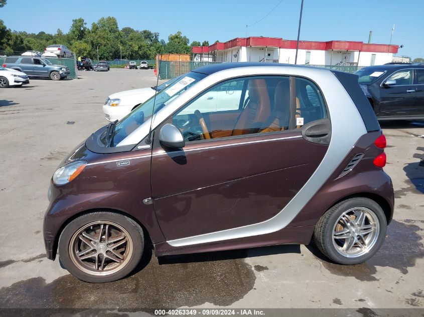 2013 Smart Fortwo Passion/Pure VIN: WMEEJ3BA1DK717917 Lot: 40263349