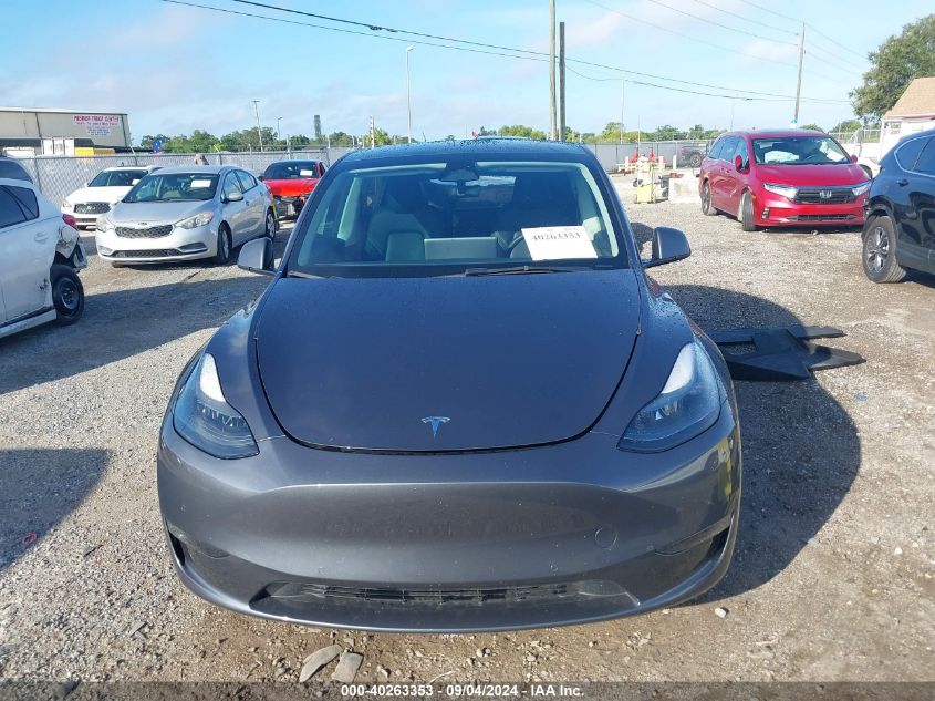 2022 Tesla Model Y Performance Dual Motor All-Wheel Drive VIN: 7SAYGDEF2NF530243 Lot: 40263353