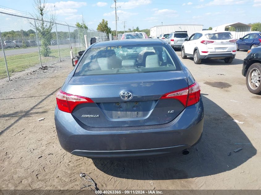 2019 Toyota Corolla Le VIN: 2T1BURHE8KC246806 Lot: 40263365