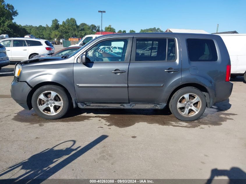 2012 Honda Pilot Ex-L VIN: 5FNYF4H60CB006582 Lot: 40263388