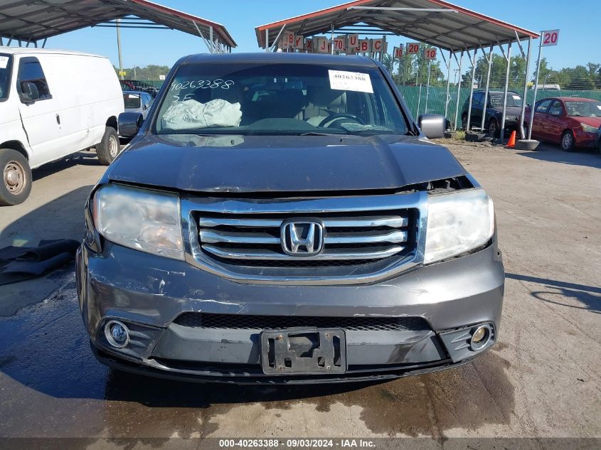 2012 Honda Pilot Ex-L VIN: 5FNYF4H60CB006582 Lot: 40263388