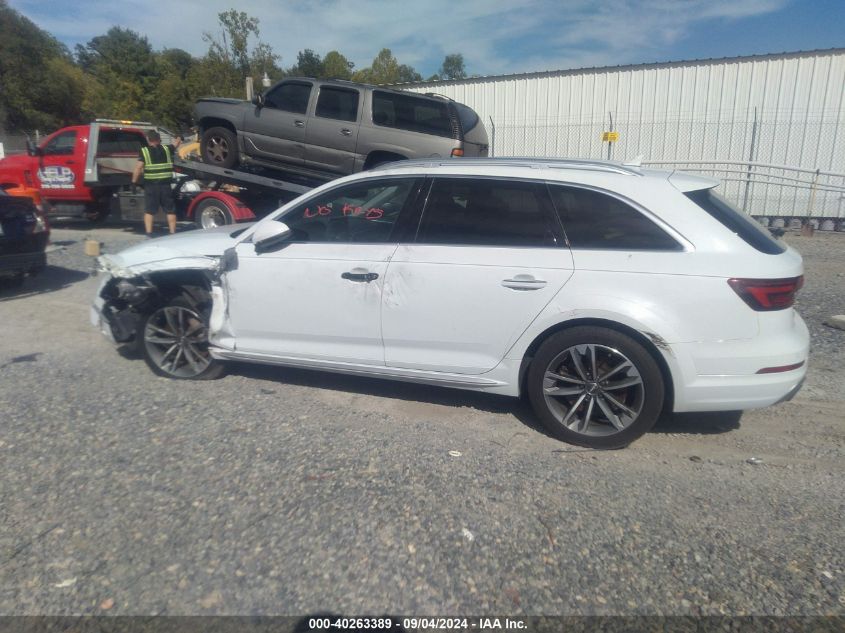 2019 Audi A4 Allroad 45 Premium VIN: WA18NBF45KA110558 Lot: 40263389