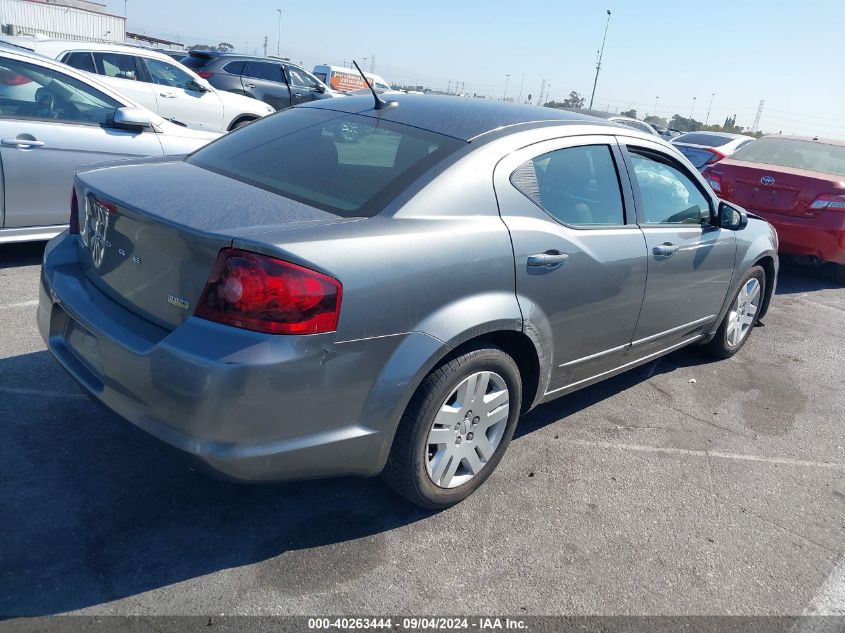 2012 Dodge Avenger Se VIN: 1C3CDZAG5CN327605 Lot: 40263444