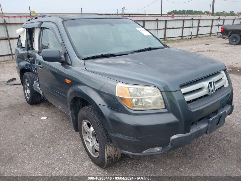 2006 Honda Pilot Ex VIN: 5FNYF18596B028896 Lot: 40263446