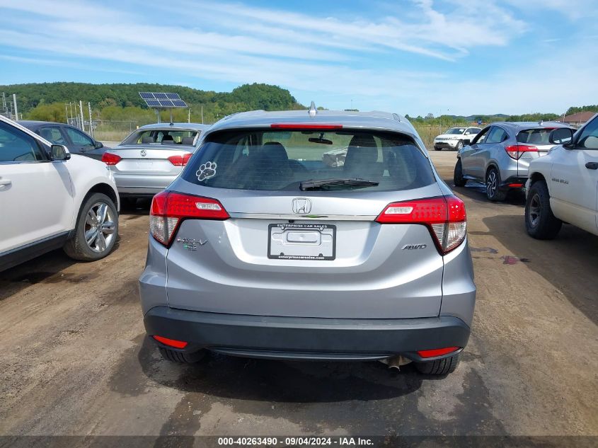 2021 Honda Hr-V Awd Lx VIN: 3CZRU6H38MM754600 Lot: 40263490