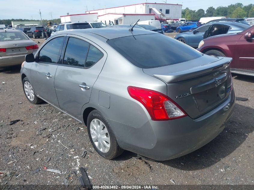 2014 Nissan Versa S/S Plus/Sv/Sl VIN: 3N1CN7AP4EL876165 Lot: 40263492