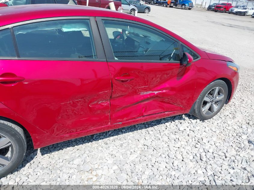 2018 Kia Forte S VIN: 3KPFL4A73JE284060 Lot: 40263528