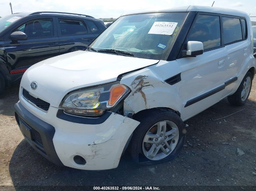 2010 Kia Soul + VIN: KNDJT2A23A7166139 Lot: 40263532